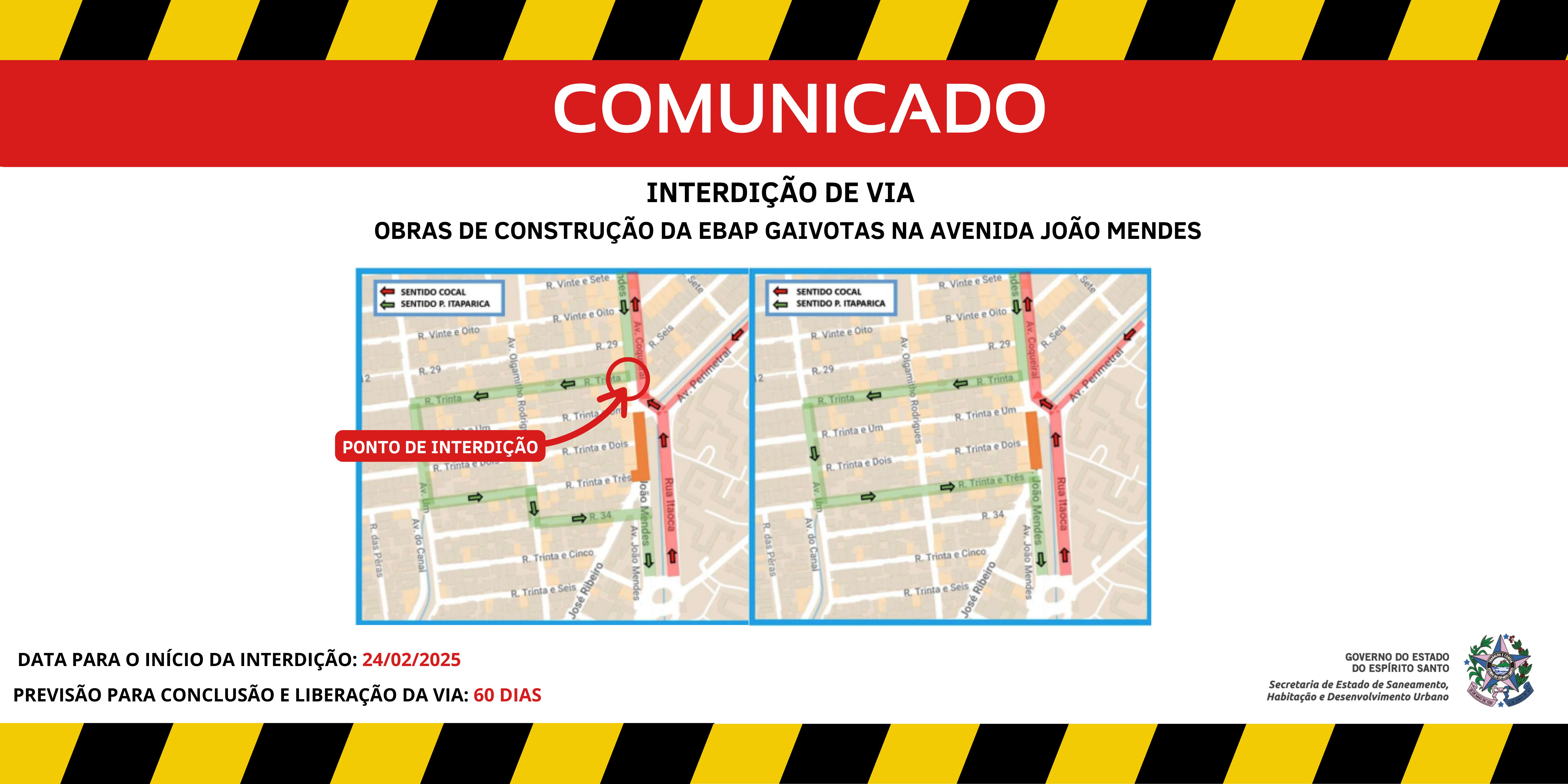 COMUNICADO SEDURB